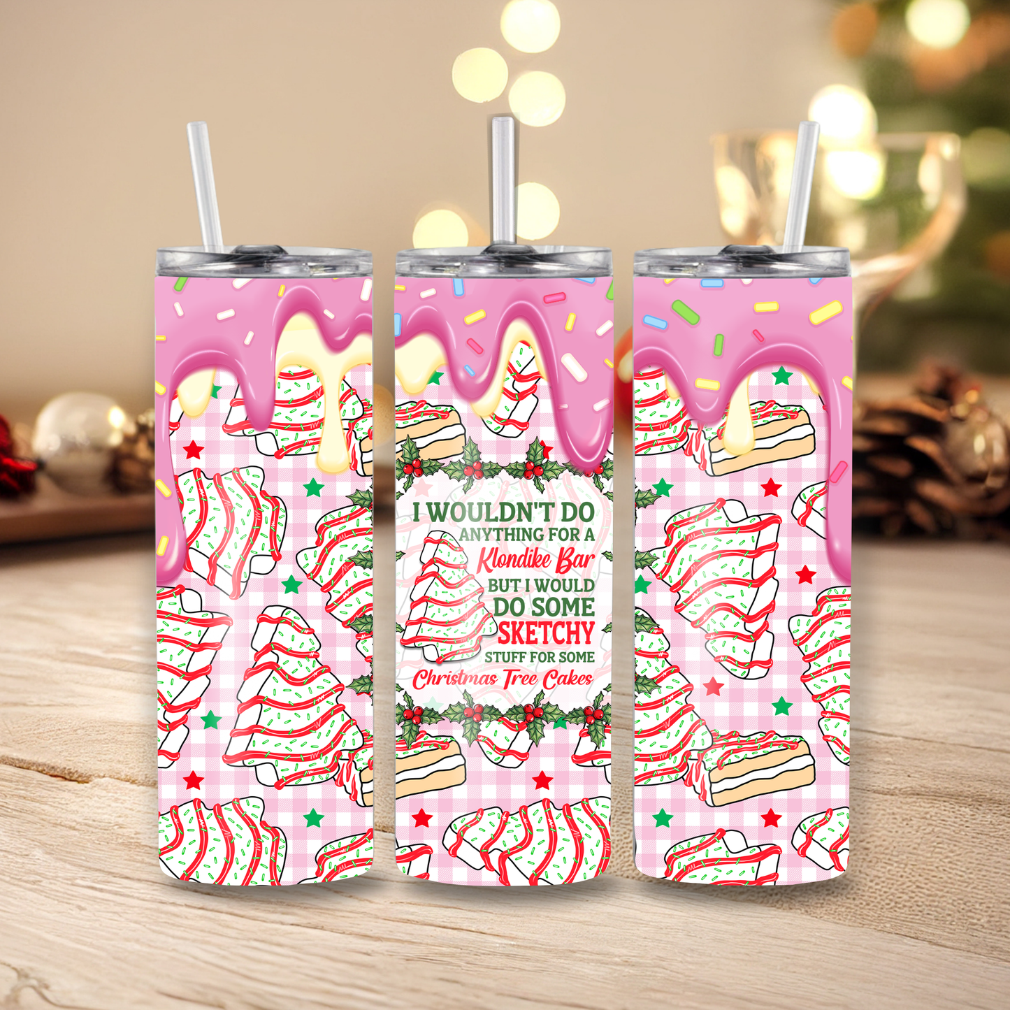 Things I would do for a Christmas Tree Cake