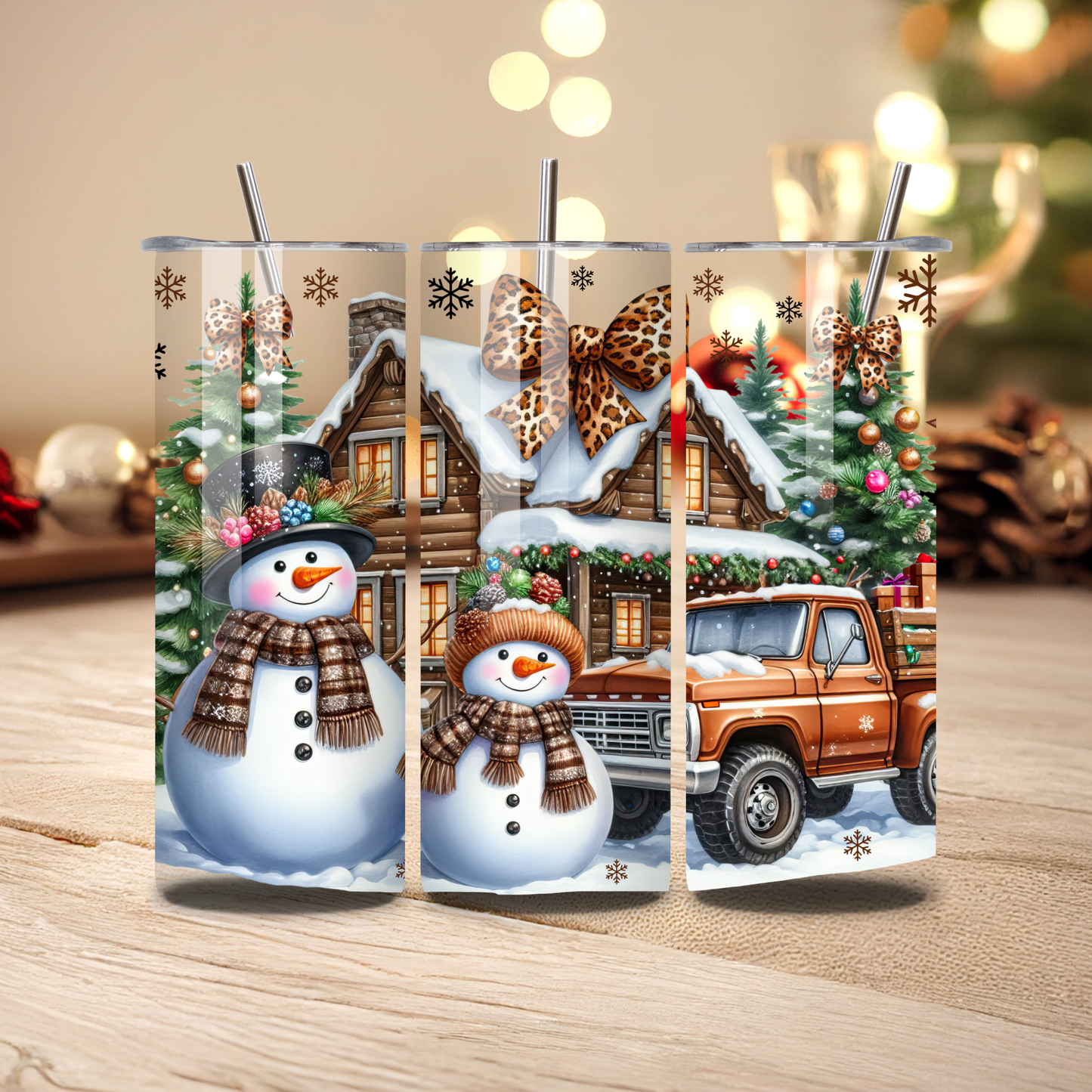 Snowman country christmas