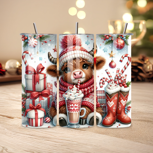 Highland Cow Candycane