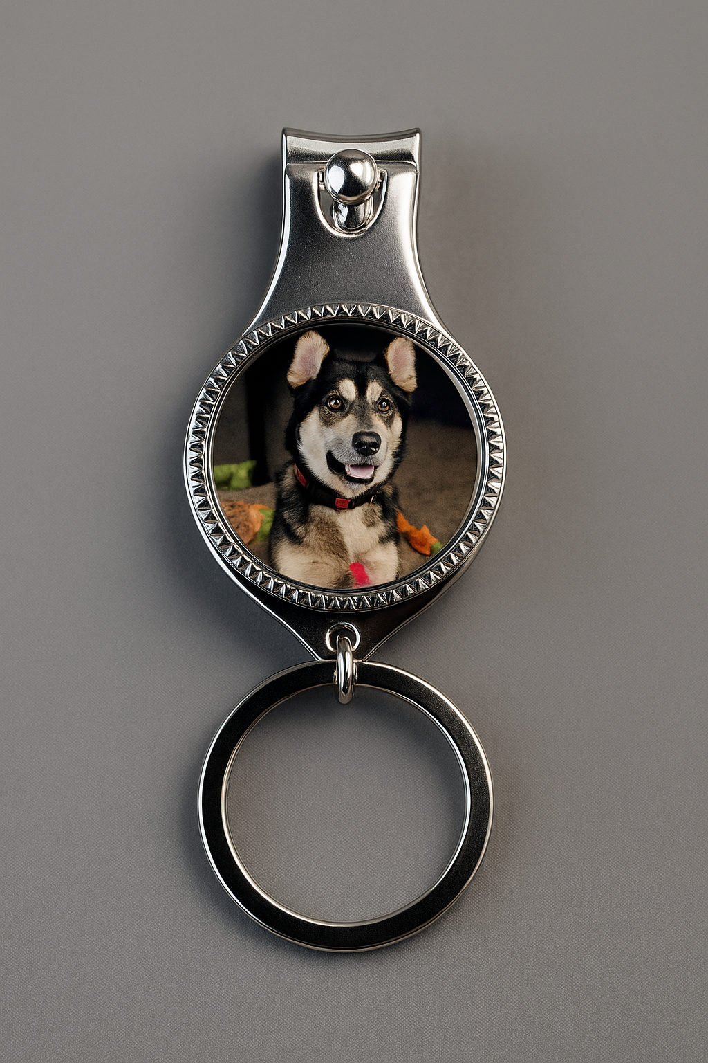 Custom Photo Bottle Opener & Nail Clipper Keychain